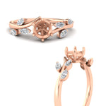 Load image into Gallery viewer, Delicate Vine Semi Mount Engagement Ring
