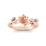 Load image into Gallery viewer, Delicate Vine Semi Mount Engagement Ring
