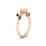Load image into Gallery viewer, Delicate Vine Semi Mount Engagement Ring
