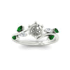 Load image into Gallery viewer, Delicate Vine Semi Mount Engagement Ring