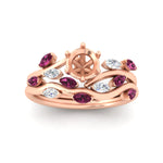 Load image into Gallery viewer, delicate-vine-semi-mount-pink-sapphire-bridal-ring-set-in-rose-gold-fdens11510smgsadrpiangle5-nl-rg_7d6ebcdf-598b-4753-a316-40943b042526?v=1757567810
