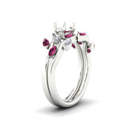 Load image into Gallery viewer, Delicate Vine Semi Mount Bridal Set
