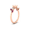 Load image into Gallery viewer, Delicate Vine Semi Mount Engagement Ring