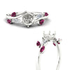 Load image into Gallery viewer, Delicate Vine Semi Mount Engagement Ring