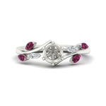Load image into Gallery viewer, Delicate Vine Semi Mount Engagement Ring

