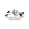 Load image into Gallery viewer, Delicate Vine Semi Mount Engagement Ring