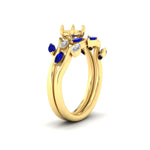 Load image into Gallery viewer, Delicate Vine Semi Mount Bridal Set
