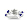 Load image into Gallery viewer, Delicate Vine Semi Mount Engagement Ring