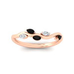 Load image into Gallery viewer, delicate-vine-wedding-black-diamond-band-in-rose-gold-fdens11510bgblackangle5-nl-rg?v=1757570932
