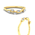 Load image into Gallery viewer, delicate-vine-wedding-diamond-band-in-yellow-gold-fdens11510bangle3-nl-yg?v=1757570932
