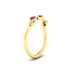 Load image into Gallery viewer, delicate-vine-wedding-pink-sapphire-band-in-yellow-gold-fdens11510bgsadrpiangle2-nl-yg?v=1757570932
