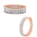 Thumbnail 4 - designer-2-carat-marquise-cut-diamond-eternity-ring-in-rose-gold-FDEWB11257MQBANGLE3-3.00CT-NL-RG