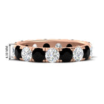 Load image into Gallery viewer, Diamond Double Prong Eternity Wedding Band 3 Carat
