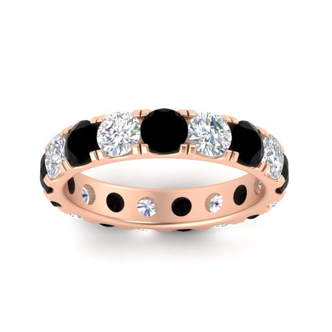 diamond-and-black-diamond-double-prong-eternity-wedding-band-3-carat-in-rose-gold-FDEWB8371GBLACKANGLE5-3.00CT-NL-RG