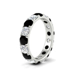 Load image into Gallery viewer, Diamond Double Prong Eternity Wedding Band 3 Carat

