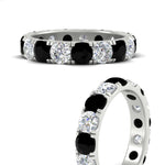 Load image into Gallery viewer, Diamond Double Prong Eternity Wedding Band 3 Carat
