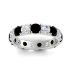 Load image into Gallery viewer, Diamond Double Prong Eternity Wedding Band 3 Carat
