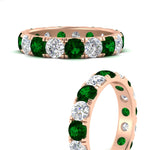 Load image into Gallery viewer, Diamond Double Prong Eternity Wedding Band 3 Carat
