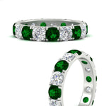 Load image into Gallery viewer, Diamond Double Prong Eternity Wedding Band 3 Carat
