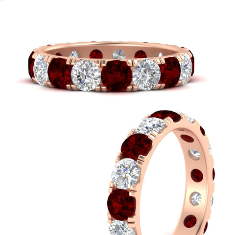diamond-and-ruby-double-prong-eternity-wedding-band-3-carat-in-rose-gold-FDEWB8371GRUDRANGLE3-3.00CT-NL-RG