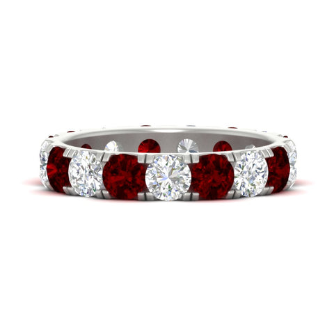 diamond-and-ruby-double-prong-eternity-wedding-band-3-carat-in-white-gold-FDEWB8371GRUDR-3.00CT-NL-WG