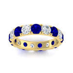 Load image into Gallery viewer, Diamond Double Prong Eternity Wedding Band 3 Carat
