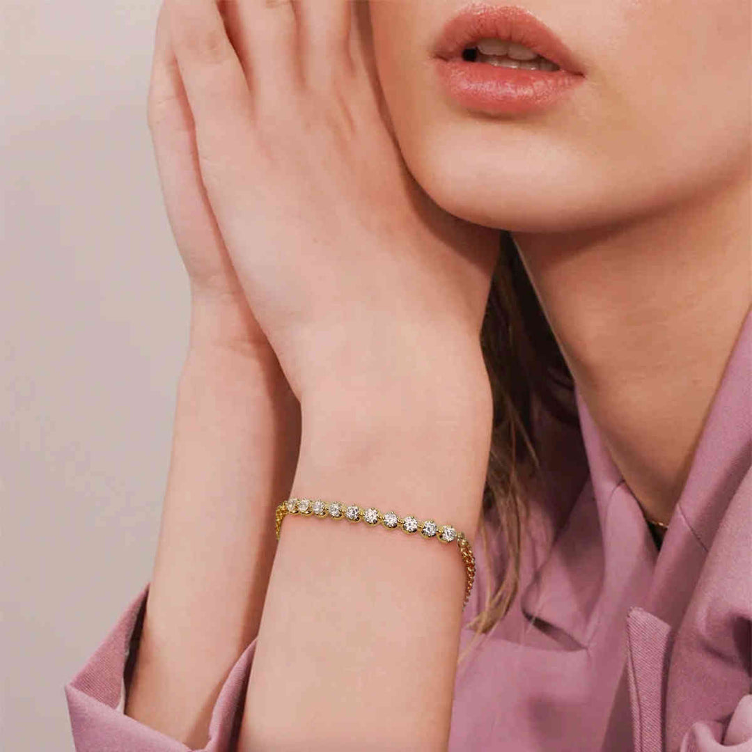 Diamond Anniversary Chain Bracelet