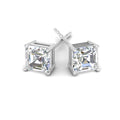 Thumbnail 115 - Asscher Cut Diamond Stud Earring