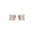 Thumbnail 47 - Asscher Cut Diamond Stud Earring