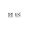 Thumbnail 44 - Asscher Cut Diamond Stud Earring