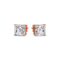 Thumbnail 66 - Asscher Cut Diamond Stud Earring