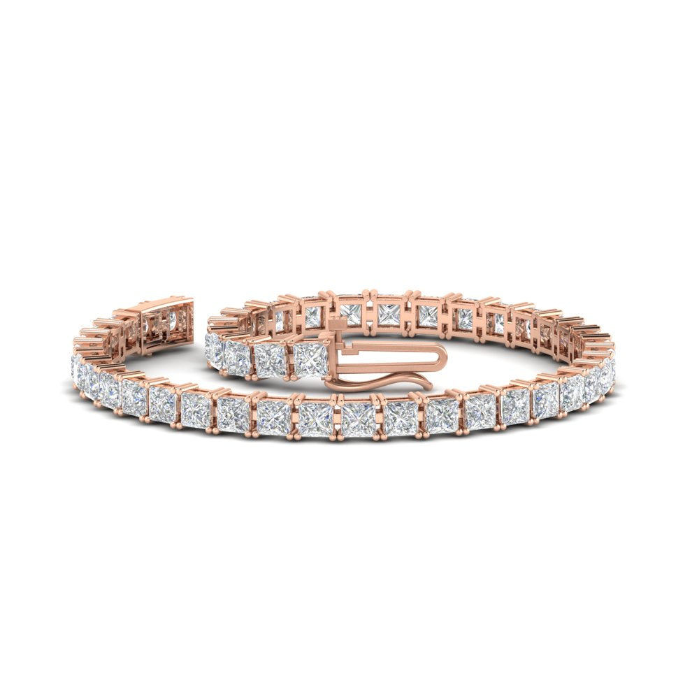 Basket Tennis 11 Ct Square Cut Bracelet