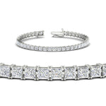 Load image into Gallery viewer, Basket Tennis 11 Ct Square Cut Bracelet
