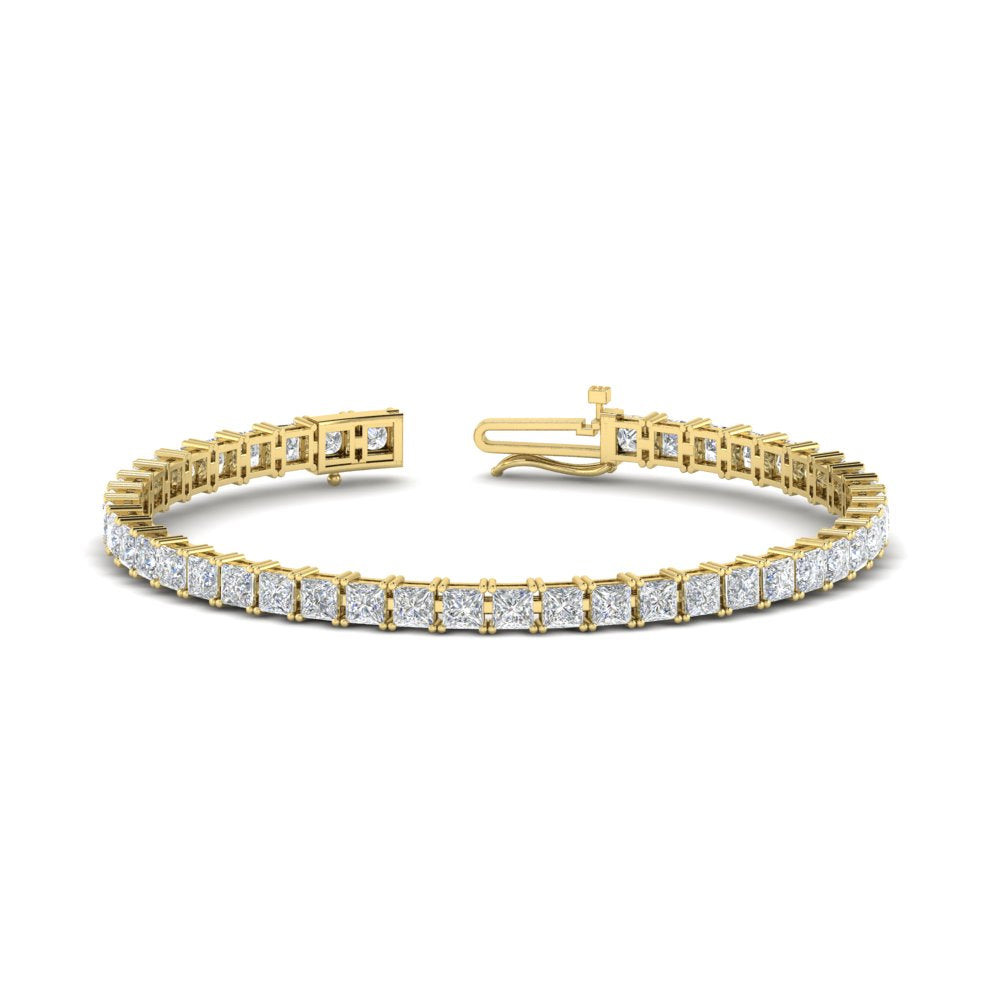 Basket Tennis 11 Ct Square Cut Bracelet
