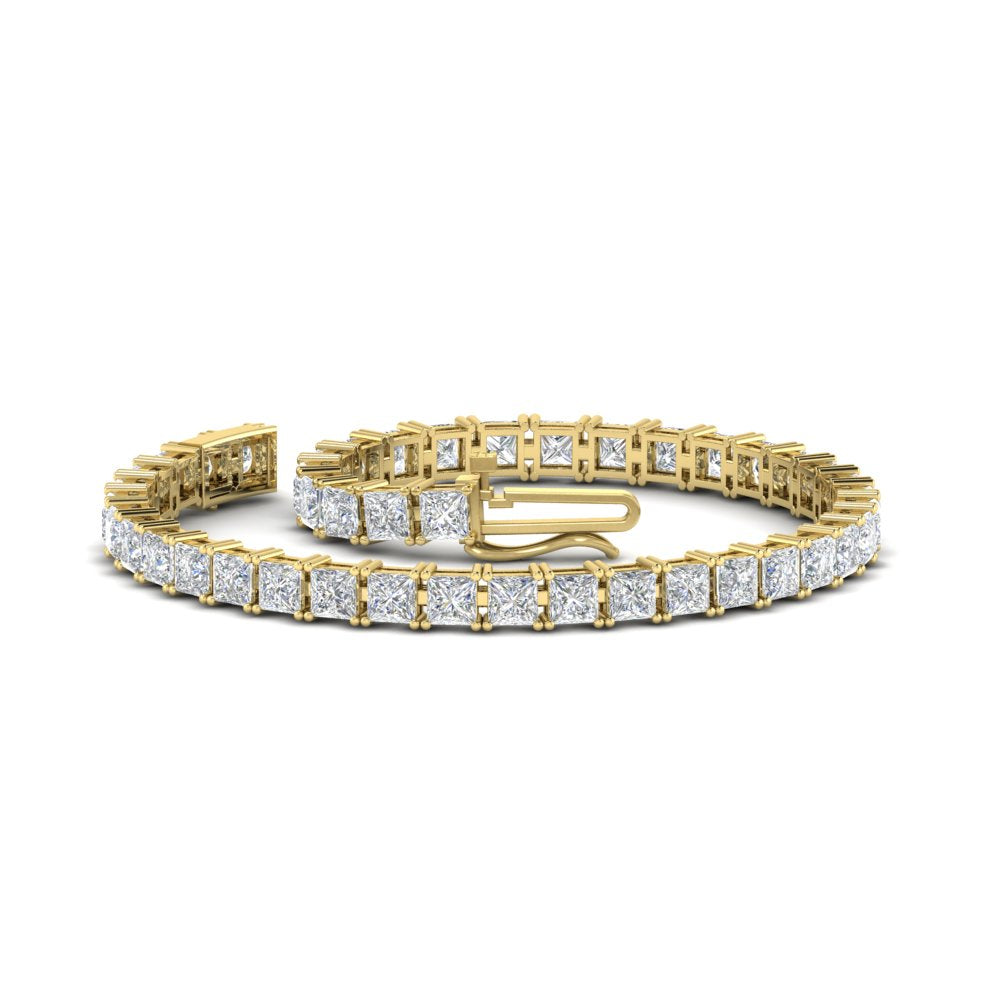 Basket Tennis 11 Ct Square Cut Bracelet