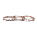 Load image into Gallery viewer, gold-bead-with-diamond-stack-band-in-14K-rose-gold-FD-8088B-NL-RG.jpg
