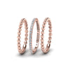 Load image into Gallery viewer, gold-bead-with-diamond-stack-band-in-14K-rose-gold-FD-8088B-NL-RG.jpg