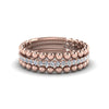 Load image into Gallery viewer, gold-bead-with-diamond-stack-band-in-14K-rose-gold-FD-8088B-NL-RG.jpg