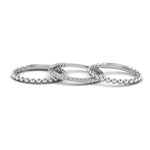 Load image into Gallery viewer, diamond-bead-stack-band-for-women-in-white-gold-FD8088ROANGLE3-NL-WG.jpg
