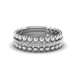 Load image into Gallery viewer, diamond-bead-stack-band-for-women-in-white-gold-FD8088ROANGLE3-NL-WG.jpg
