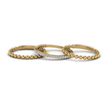 Load image into Gallery viewer, diamond-bead-stack-band-for-women-in-yellow-gold-FD8088ROANGLE3-NL-YG.jpg
