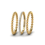 Load image into Gallery viewer, diamond-bead-stack-band-for-women-in-yellow-gold-FD8088ROANGLE3-NL-YG.jpg
