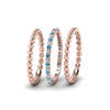 Load image into Gallery viewer, diamond-bead-stack-band-for-women-with-blue-topaz-in-rose-gold-FD8088ROGICBLTOANGLE3-NL-RG.jpg