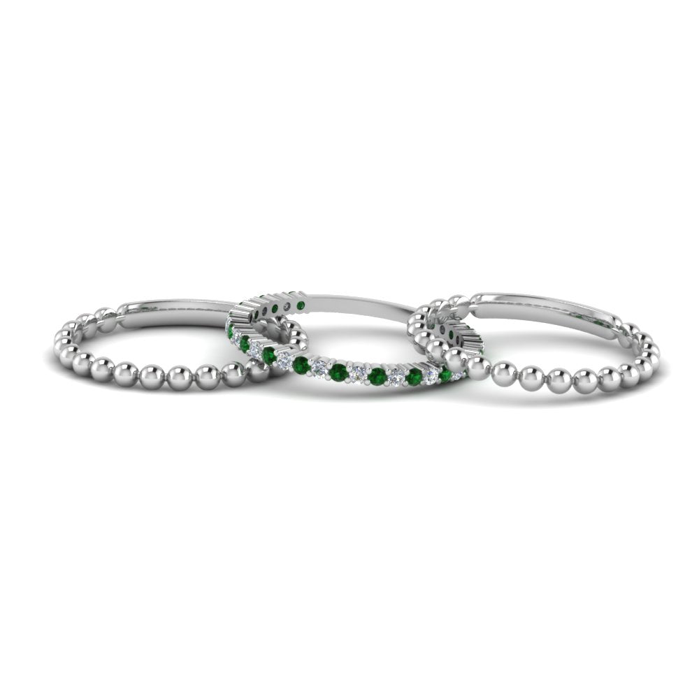 diamond-bead-stack-band-for-women-with-emerald-in-white-gold-FD8088ROGEMGRANGLE3-NL-WG.jpg