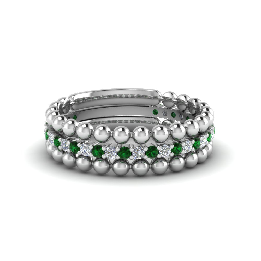diamond-bead-stack-band-for-women-with-emerald-in-white-gold-FD8088ROGEMGRANGLE3-NL-WG.jpg