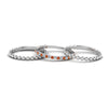 Load image into Gallery viewer, diamond-bead-stack-band-for-women-with-orange-sapphire-in-white-gold-FD8088ROGSAORANGLE3-NL-WG.jpg