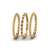 Load image into Gallery viewer, diamond-bead-stack-band-for-women-with-orange-sapphire-in-yellow-gold-FD8088ROGSAORANGLE3-NL-YG.jpg