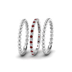 Load image into Gallery viewer, diamond-bead-stack-band-for-women-with-ruby-in-white-gold-FD8088ROGRUDRANGLE3-NL-WG.jpg
