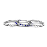 Load image into Gallery viewer, diamond-bead-stack-band-for-women-with-sapphire-in-white-gold-FD8088ROGSABLANGLE3-NL-WG.jpg
