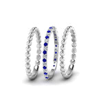 Load image into Gallery viewer, diamond-bead-stack-band-for-women-with-sapphire-in-white-gold-FD8088ROGSABLANGLE3-NL-WG.jpg
